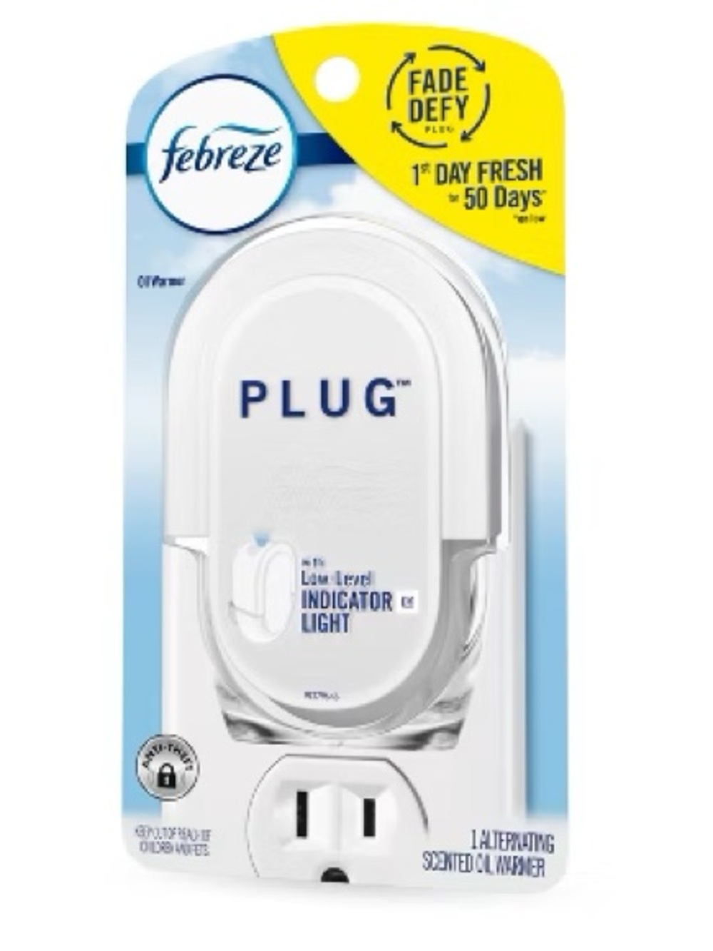 Febreze Fade Defy Plug Lot of 4 Scenting Oil NEW